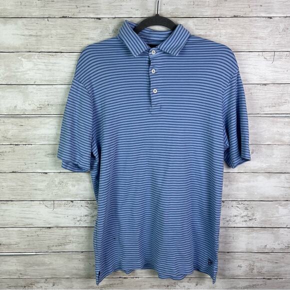 Daniel Cremieux Stripped Polo Shirt Size large - Picture 1 of 4